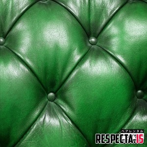 Sonnyjim & Camoflauge Monk - Money Green Leather Sofa