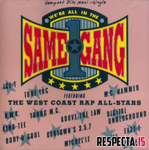 The West Coast Rap All-Stars - We're All In The Same Gang (US CD5)