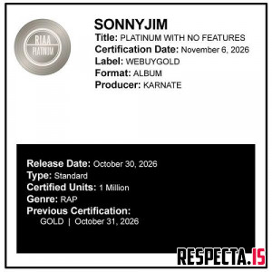 SonnyJim & Karnate - Platinum with No Features